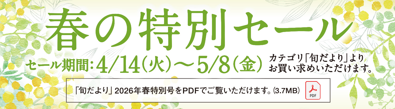 春の特別セール