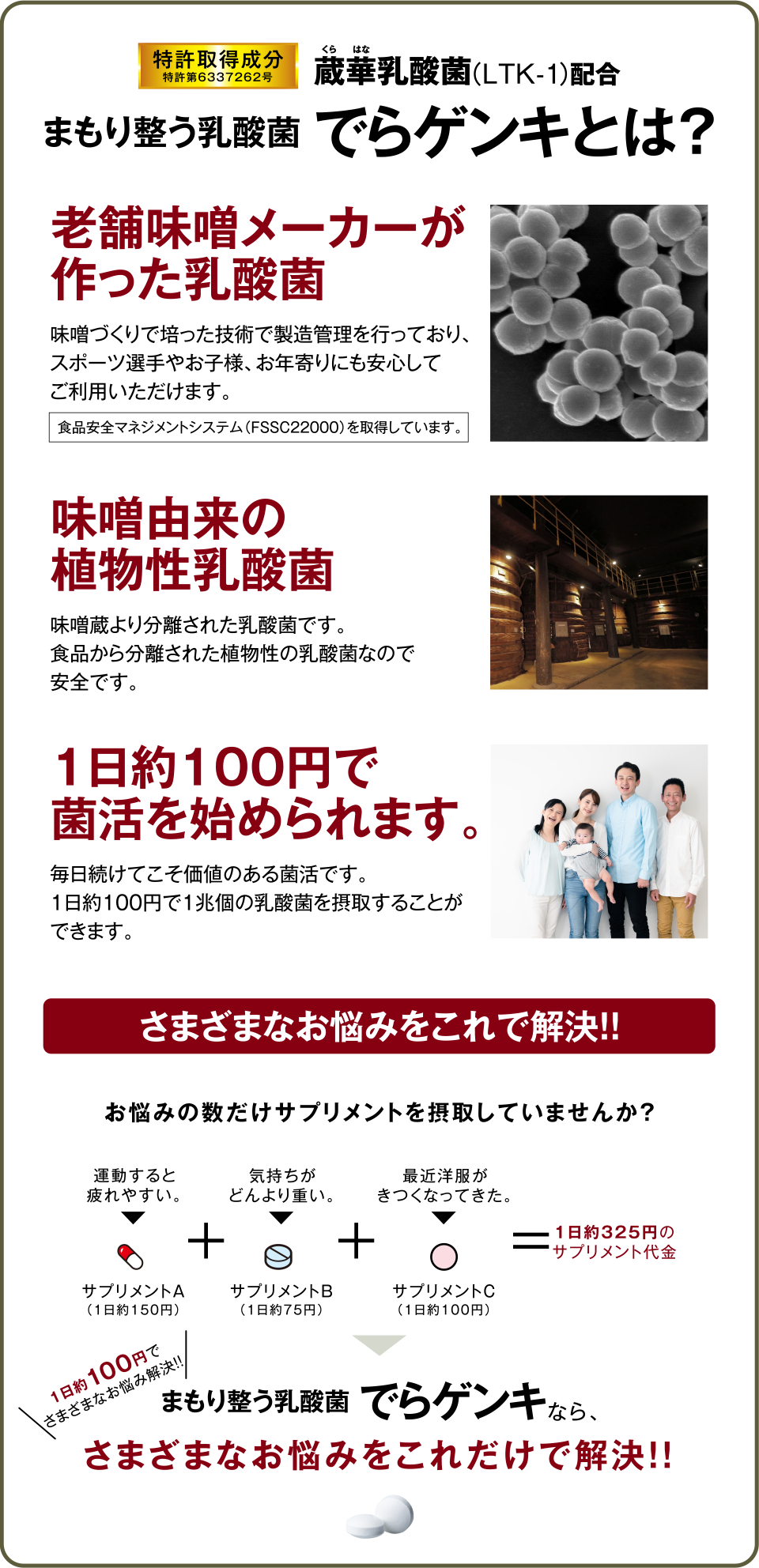 まもり整う乳酸菌「でらゲンキ」とは？