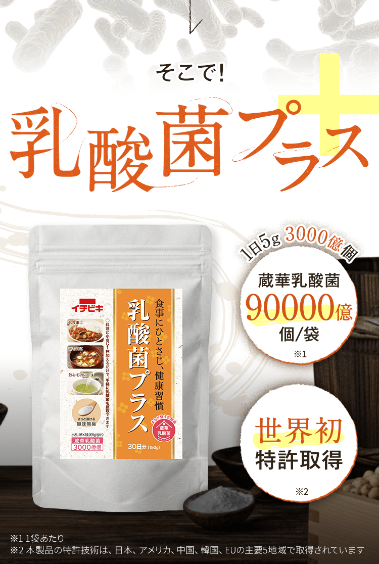 そこで！乳酸菌プラス+